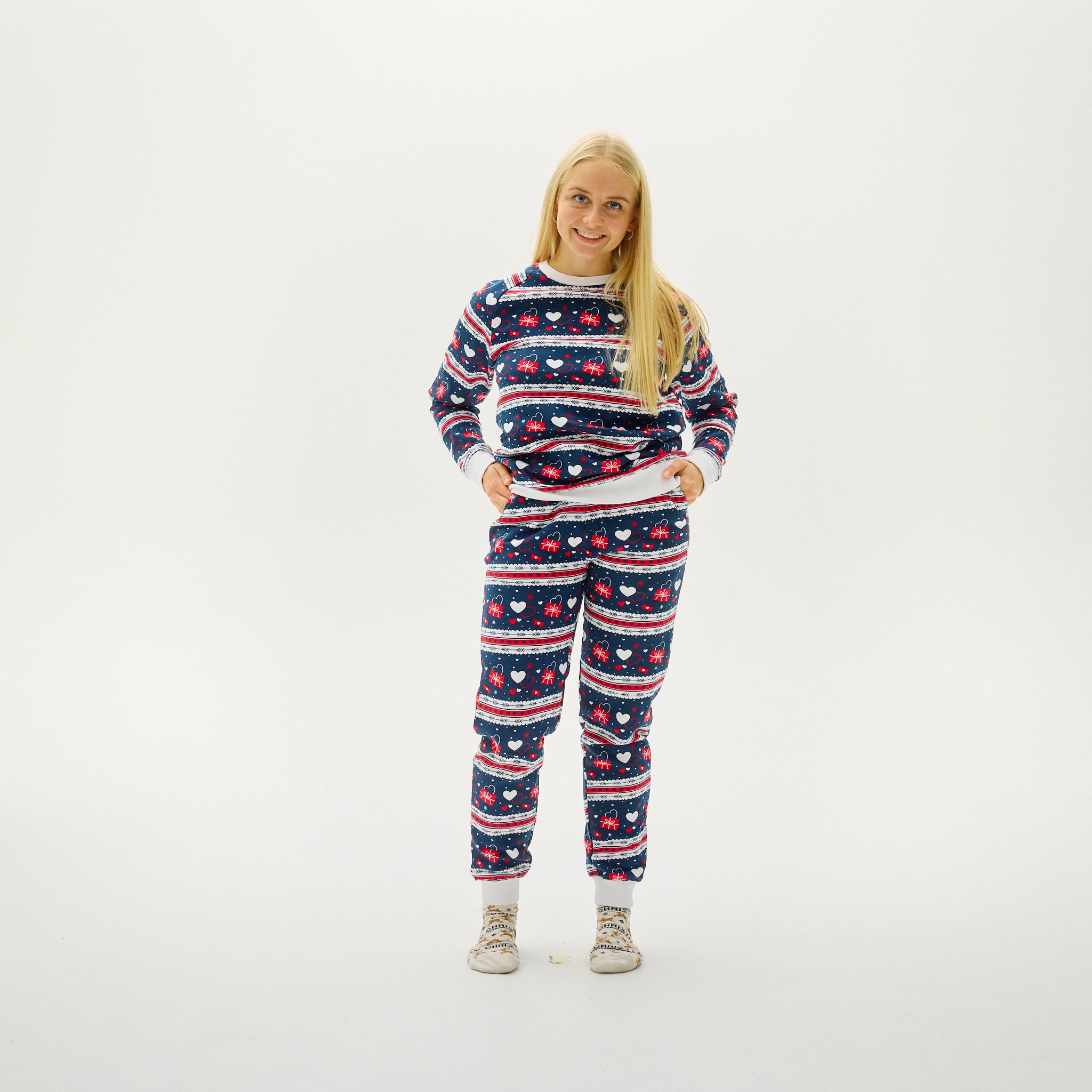 Valentinessæt Navy - Dame.